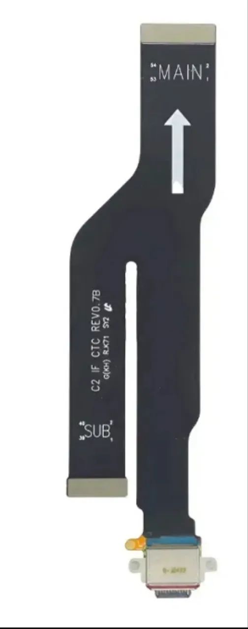 Placa Flex Carga Conector Para Samsung Note20 Ultra original  - Foto 2
