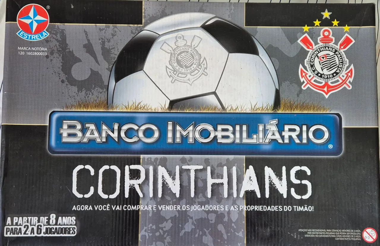 Banco imobiliário e Cara a Cara do Corinthians