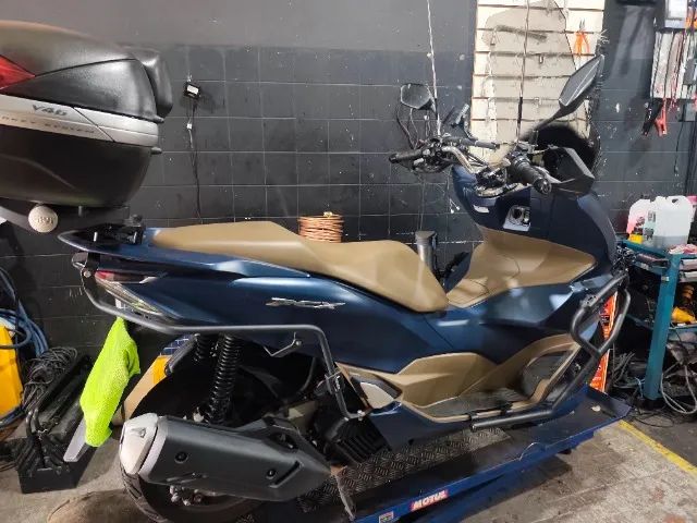 PCX DLX azul equipada - Foto 3