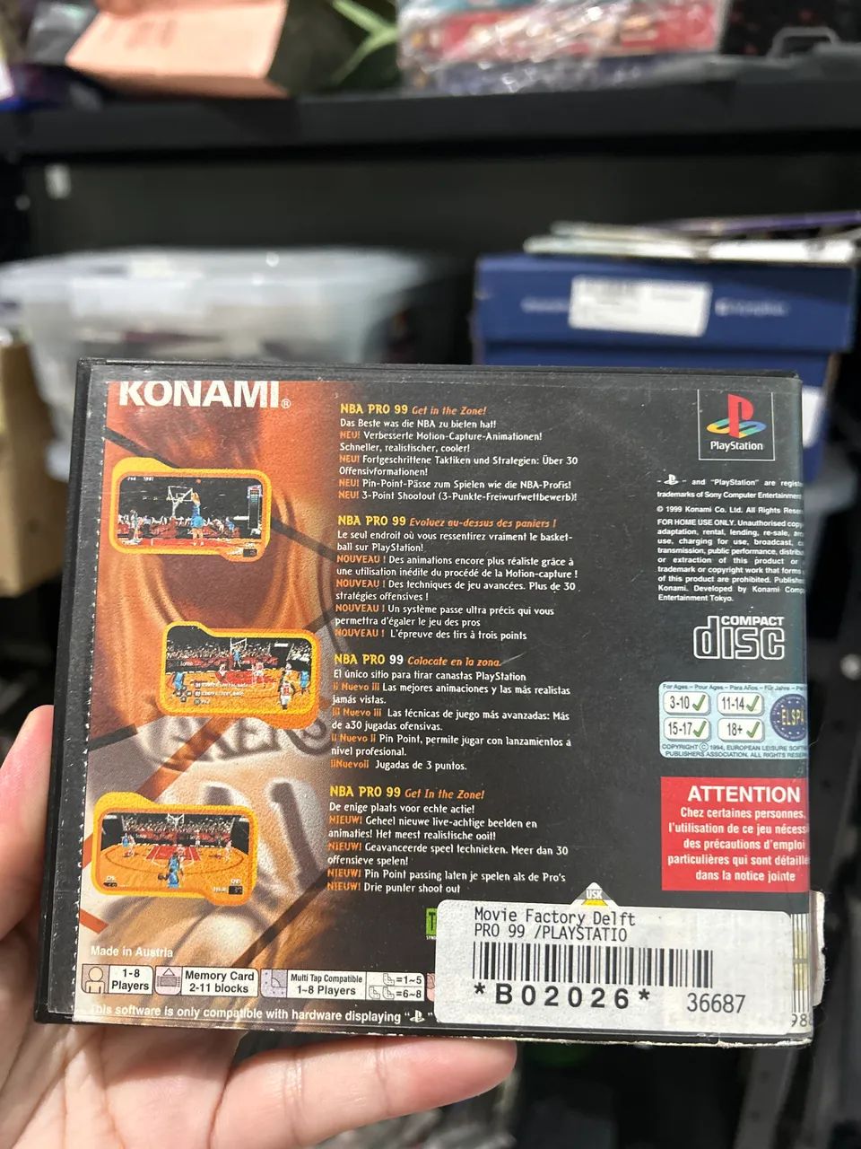 NBA Pro 99 - Playstation - Jogo Original - Foto 2