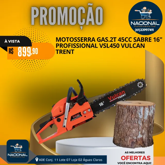 その他 SHURAN VSC MOTOSSERRA A GASOLINA VSL550 55CC - 3HP | 2 TEMPOS | ALTA POTÊNCIA
