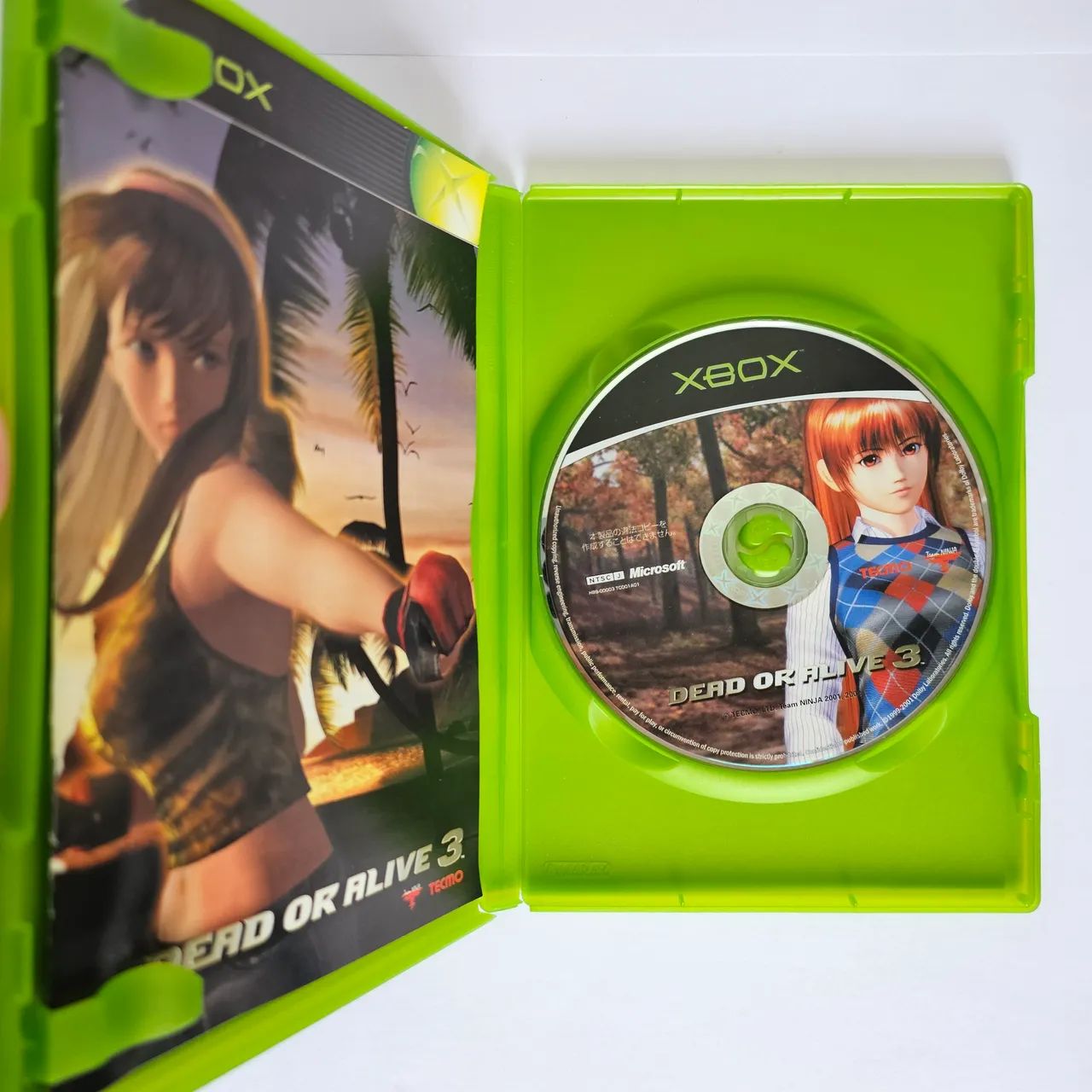 Dead or Alive 3 Xbox Original Japonês Completo em ótimo estado