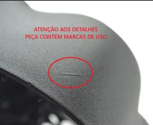 Moldura Radio Central Painel Nissan Versa 2013 Original Preto - Foto 4