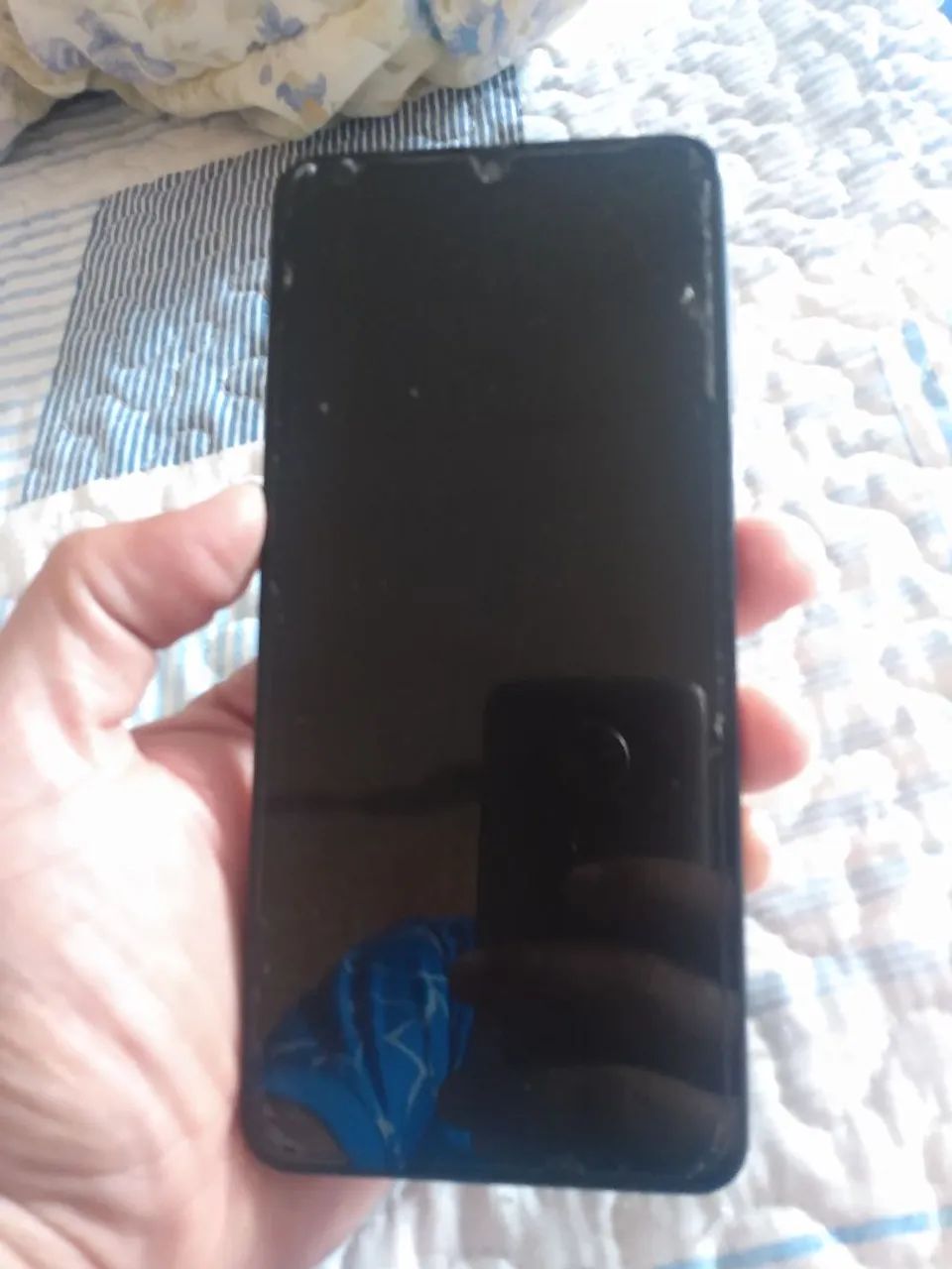 Samsung Galaxy A07 com marcas de uso mais está novo está com a película e tem a capinha - Foto 5