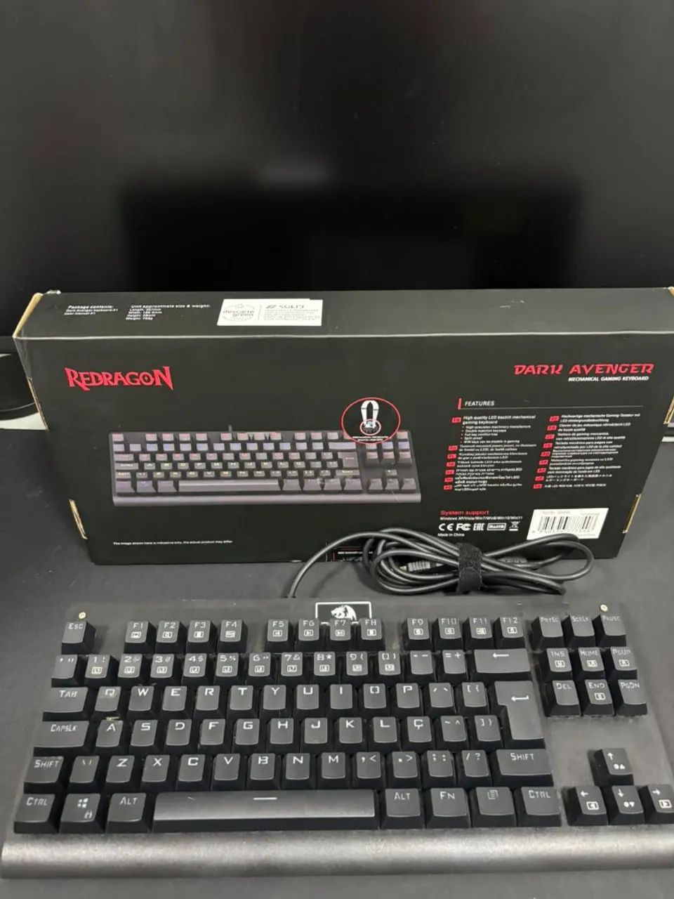 Teclado mecânico redragon 