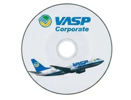 Mini CD VASP Corporate - Item de Acervo - Raridade Absoluta