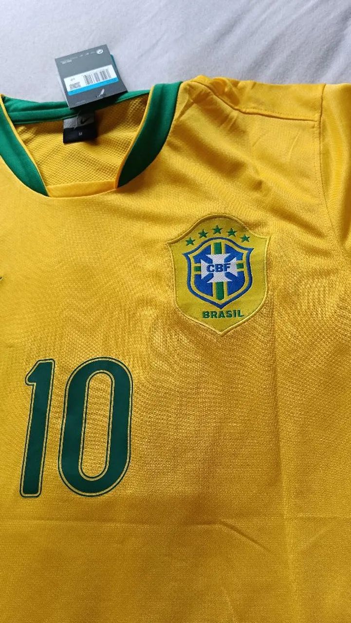 Camisa Brasil 2006 Ronaldinho - Foto 3