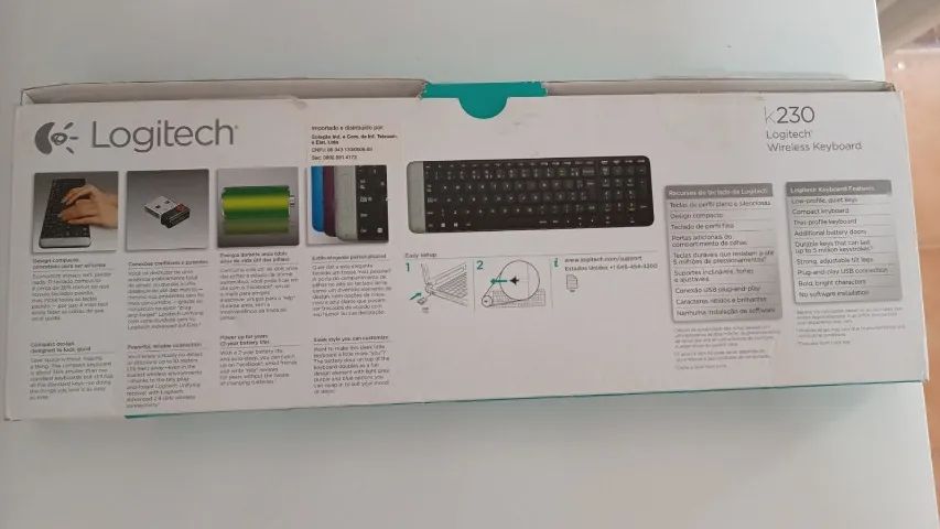 Teclado wireless logitech k230 (sem fio) - Foto 3