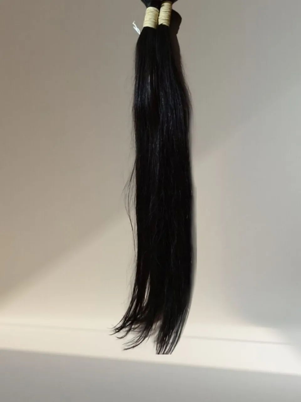 Cabelo 100% humano. 75cm