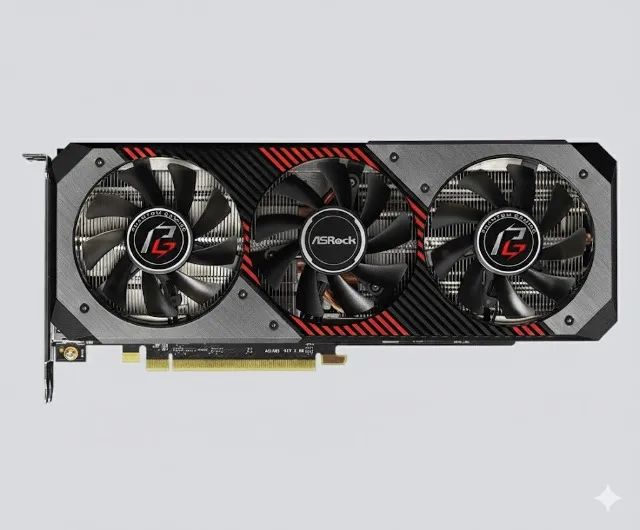Placa de vídeo RX 5700 8GB OC Triple Fan Asrock Phantom Gaming GDDR6  - Foto 2