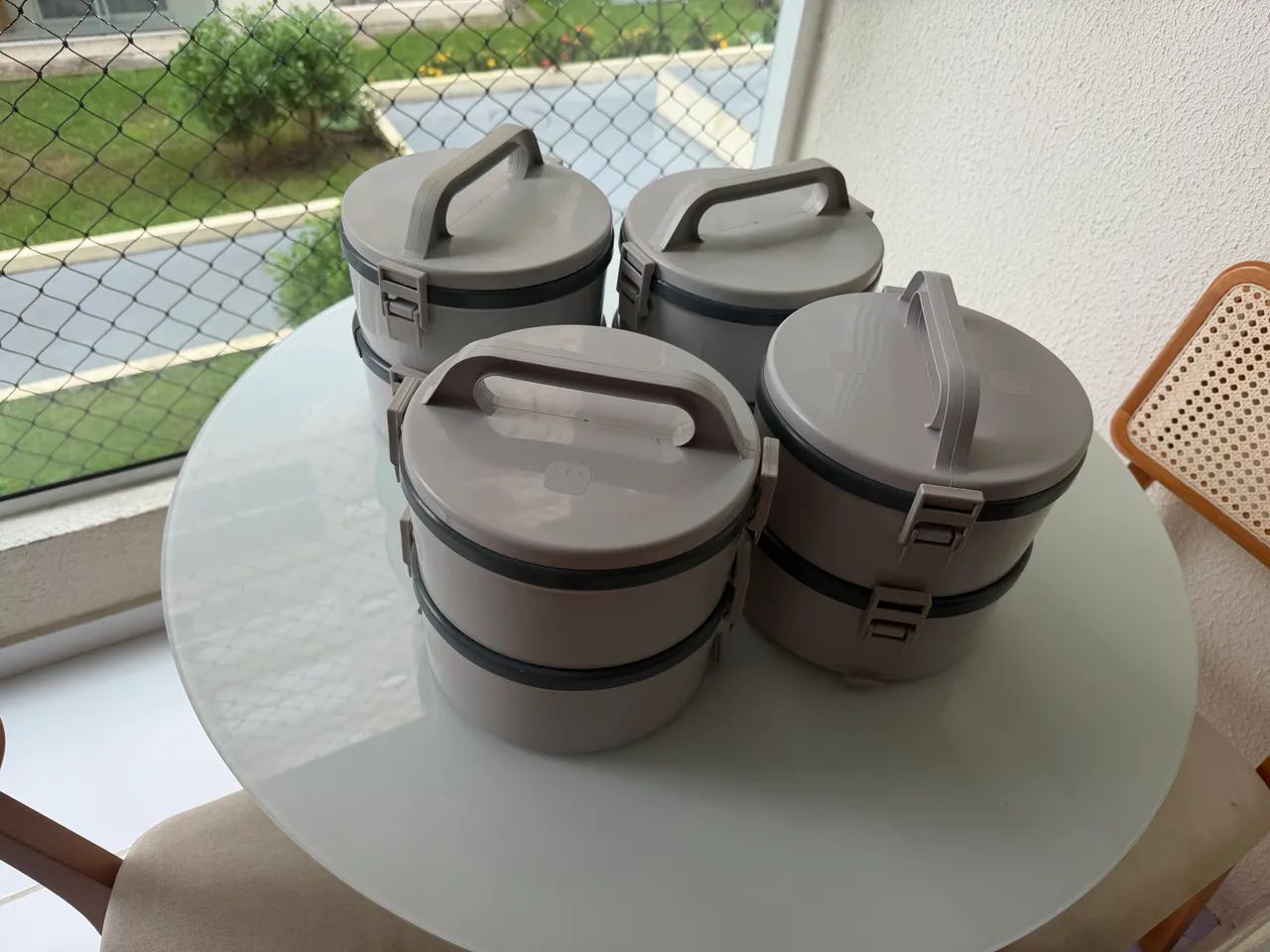 Kit Marmitas Térmicas com Divisórias - Foto 3