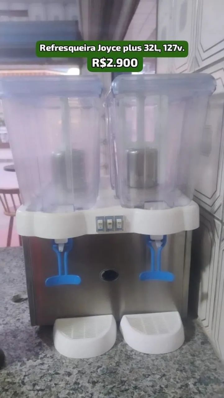 Refresqueira Joyce plus dupla, 16 litros em casa compartilhamento, total de 32L. - Foto 2