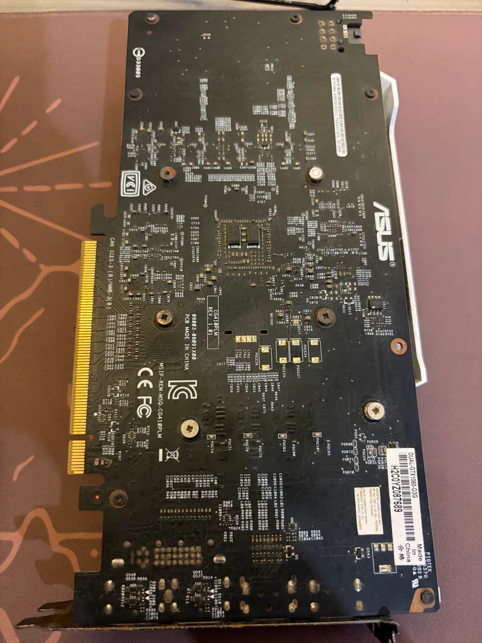 Placa de video NVIDIA GTX 1060 3gbVRAM ASUS - Foto 2