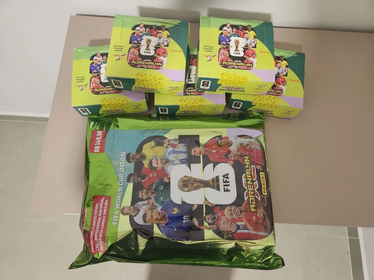 120 pacotes Adrenalyn XL + Starter pack brinde - LACRADO PANINI - Foto 2