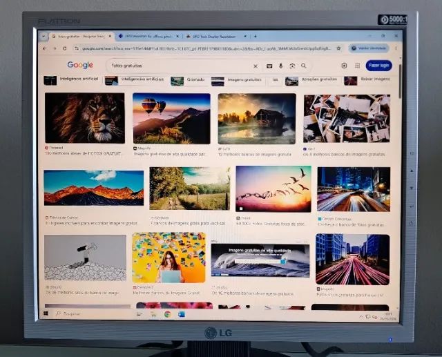 Monitor LCD LG 17" L1753T-SF em perfeito estado