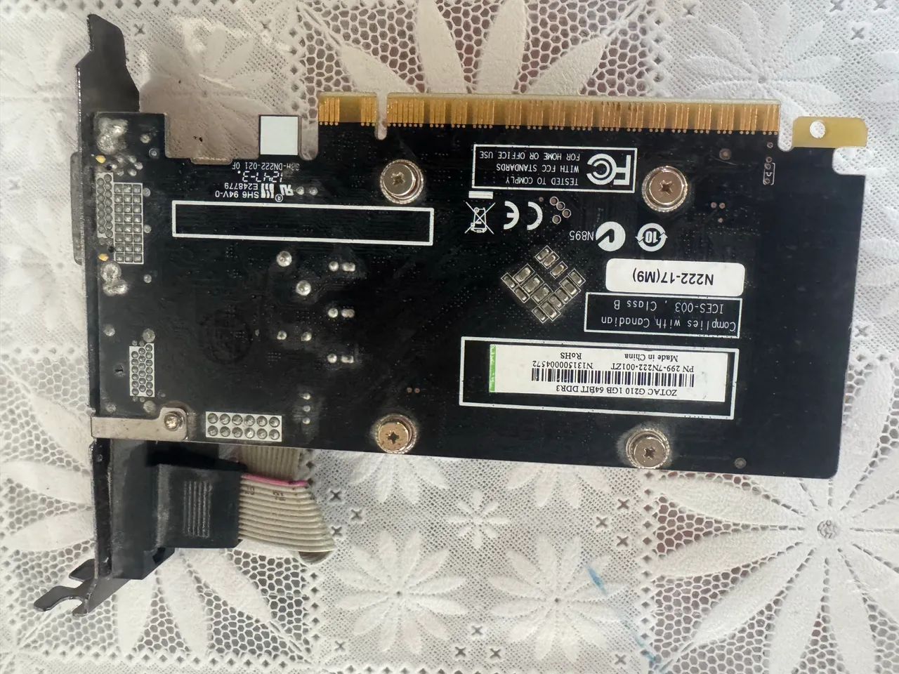 Placa de vídeo zotac G210 1 giga ddr3 64 bit - Foto 2