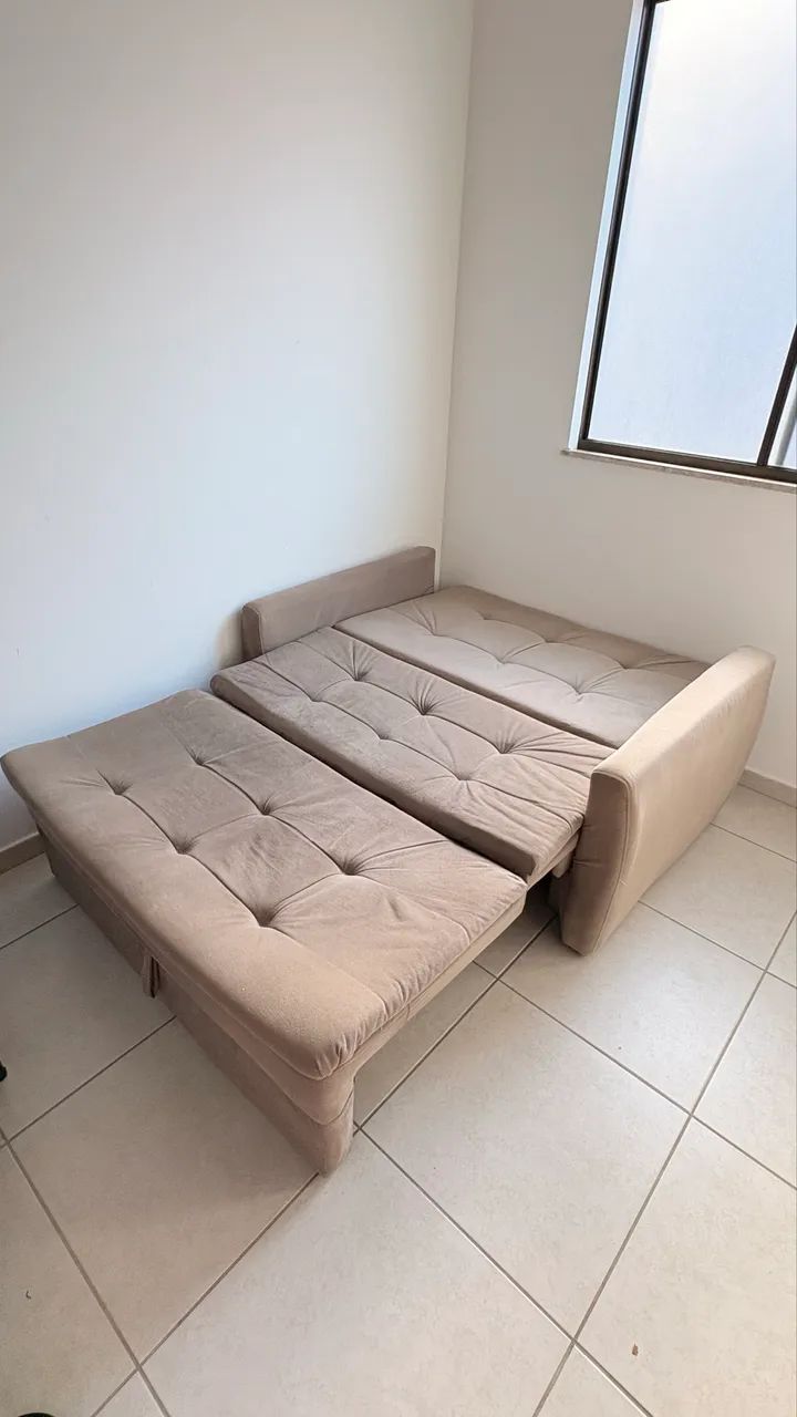 Sofa-cama 2 lugares perfeito estado - Foto 2