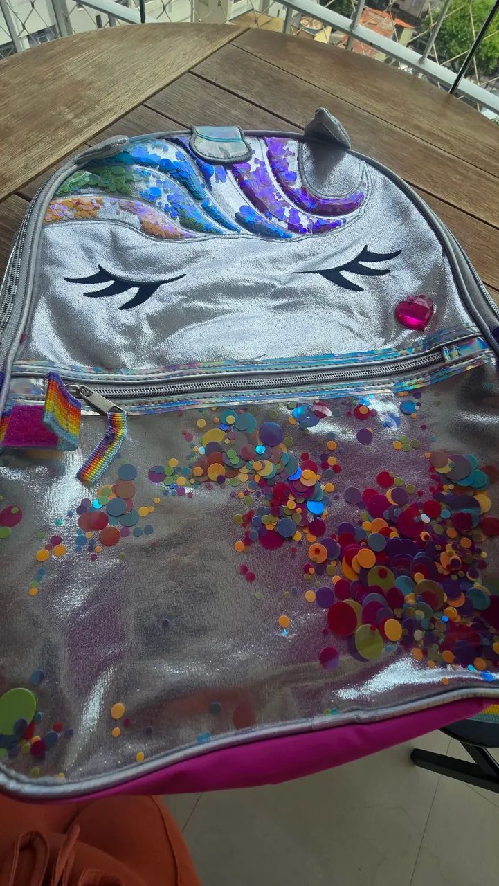 Mochila e Lancheira Unicórnio (NOVA IMPORTADA)) - Foto 3