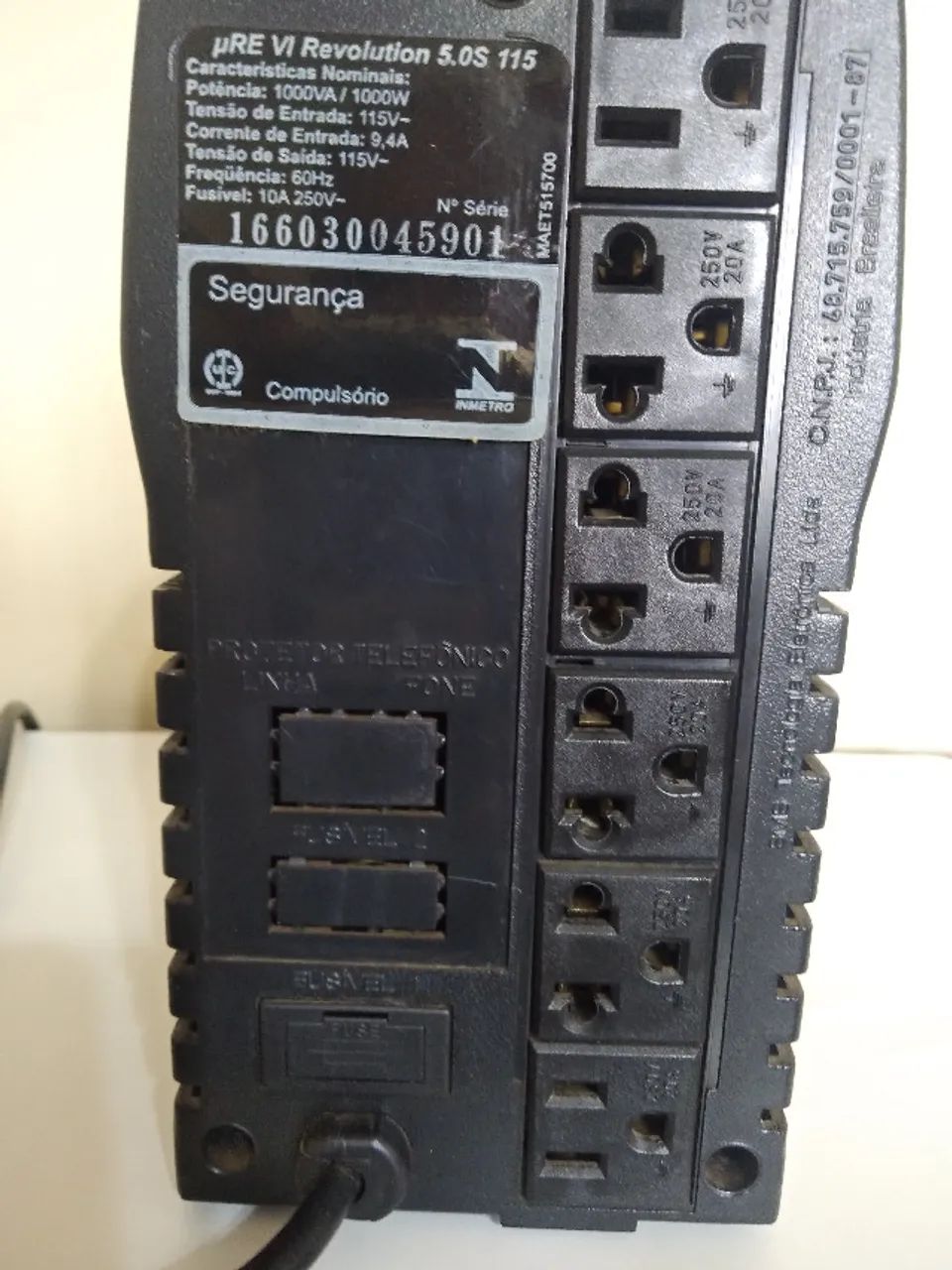 Estabilizador de Voltagem SMS 1000VA  - Foto 3