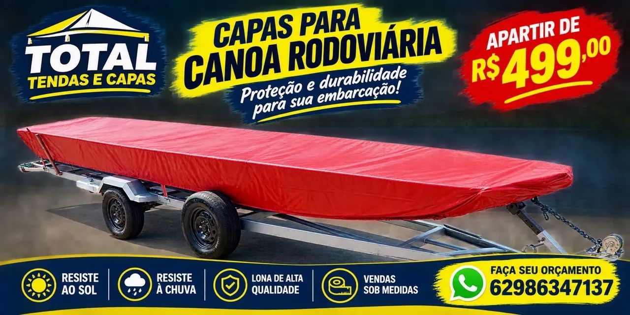 Capa para canoas sob medidas 