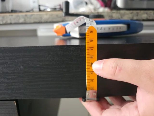 Mesa com 2 gavetas mogno maciço - Foto 4