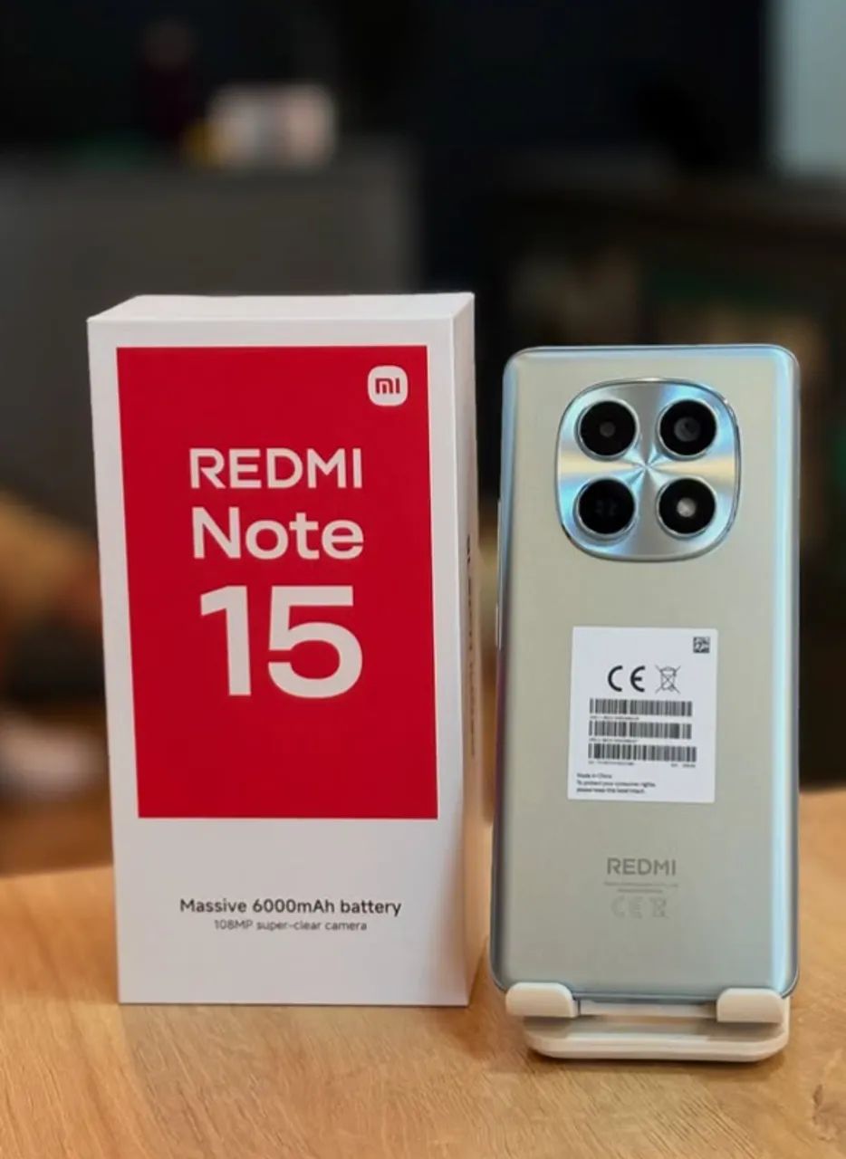 ? _Xiaomi Redmi Note 15 8GB de RAM, 256GB interno_