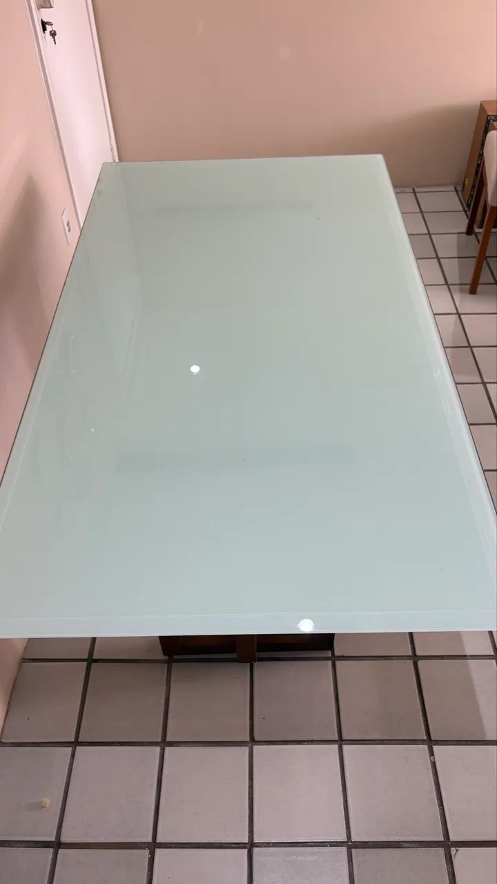 Mesa de jantar 6 lugares semi nova  - Foto 3