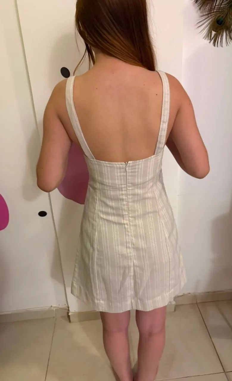 Vestido Bege Lizie P - Foto 3