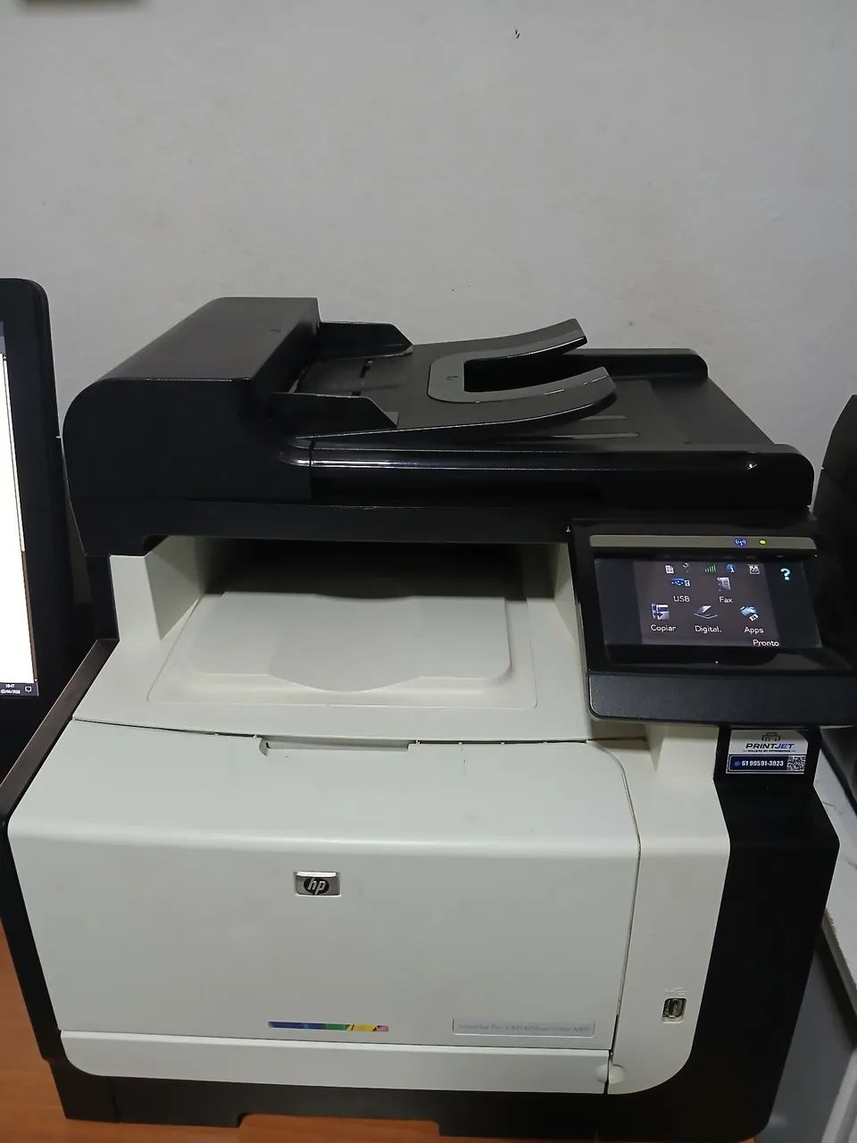 Hp laser colorida cm1415 wifi  - Foto 5