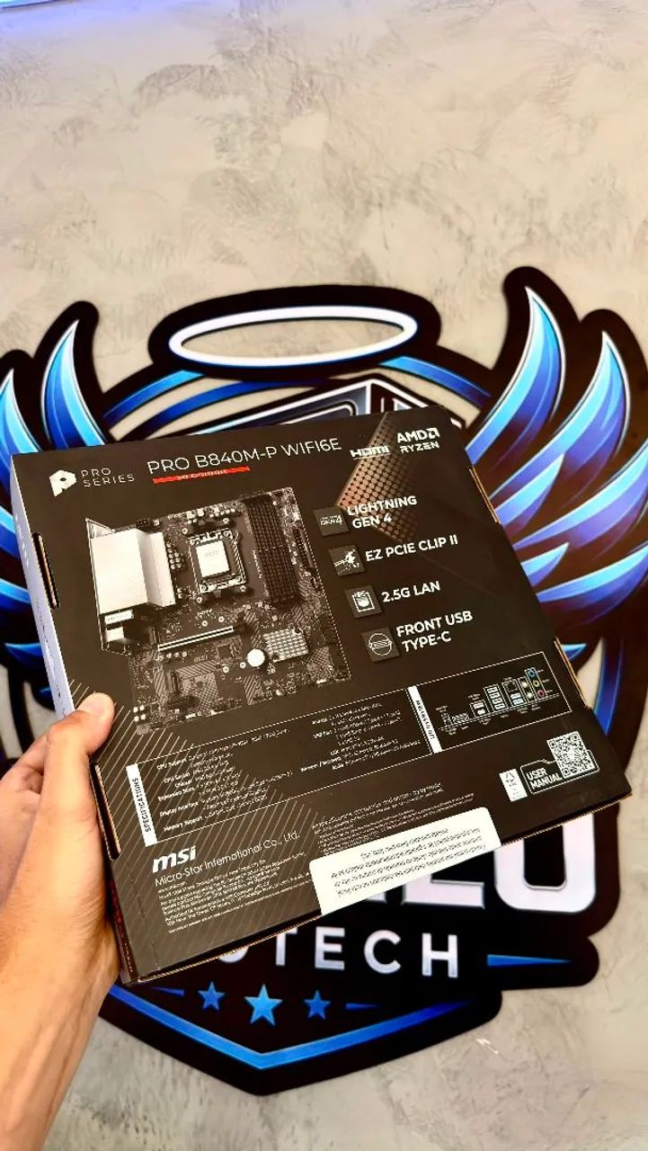 Pro B840M-P WIFI6E MSI AM5 NOVA - Foto 2