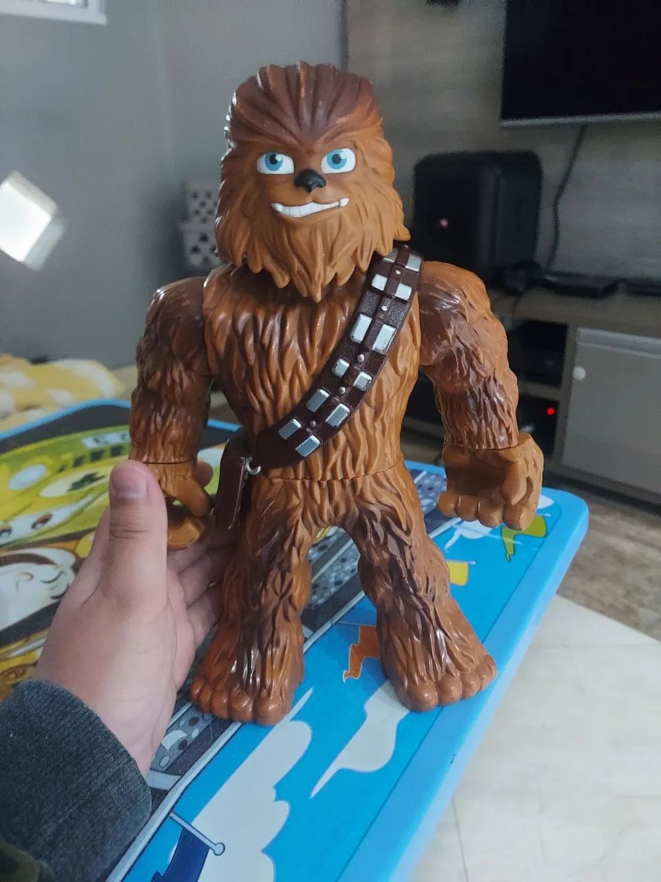 Chewbacca boneco star wars usado. 26cm. 