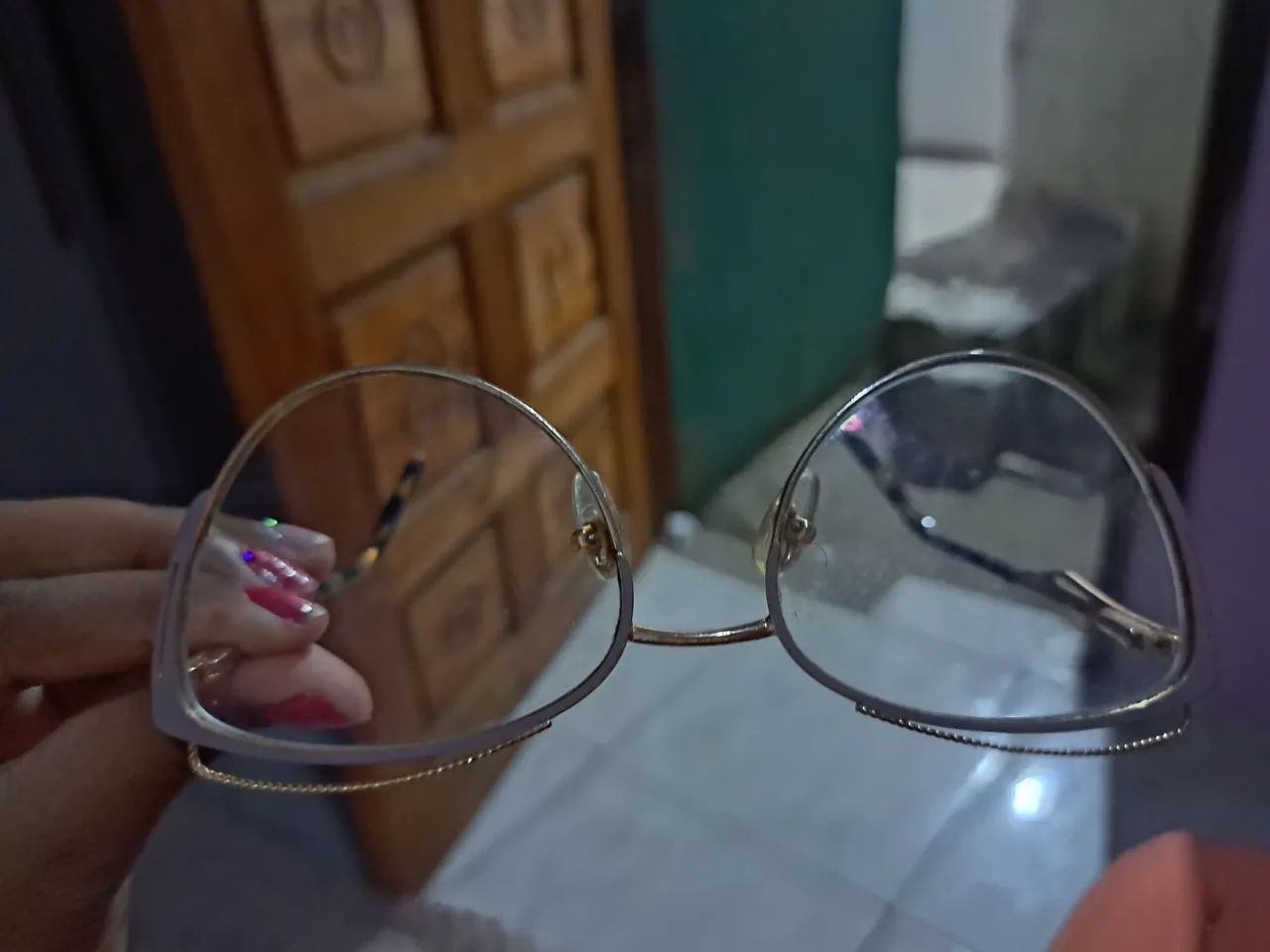 Armação de oculos feminina gatinho - Foto 2