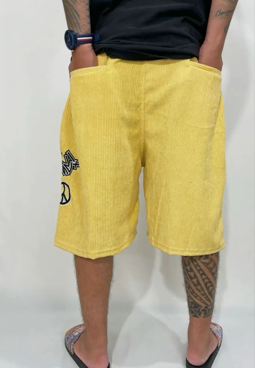 Bermuda de veludo masculina  - Foto 2