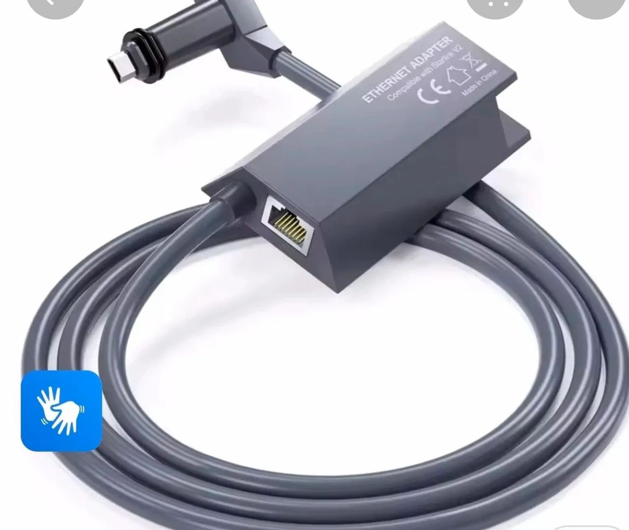 Starlink adaptador cabo Internet 