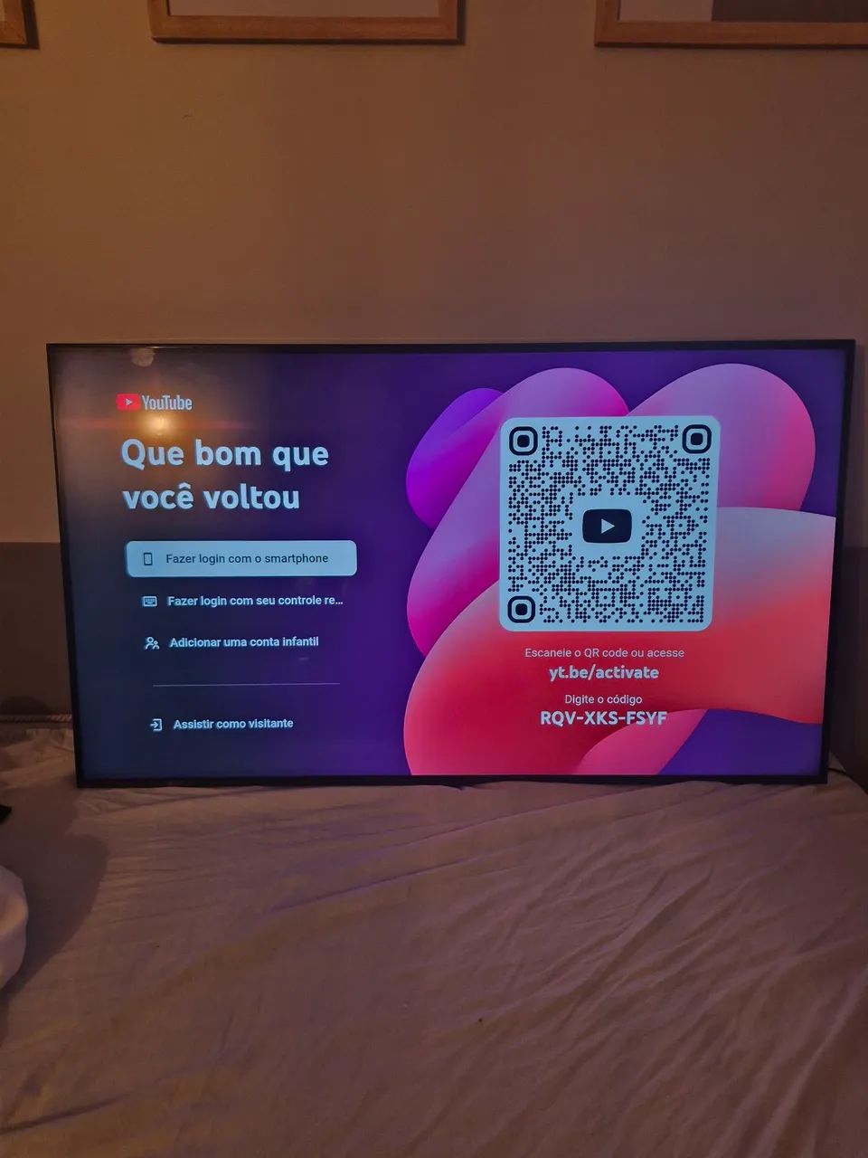 Smart TV Samsung 43" Crystal 4K (AU7700) - Estado de Nova, Wi-Fi e Bluetooth - Foto 3