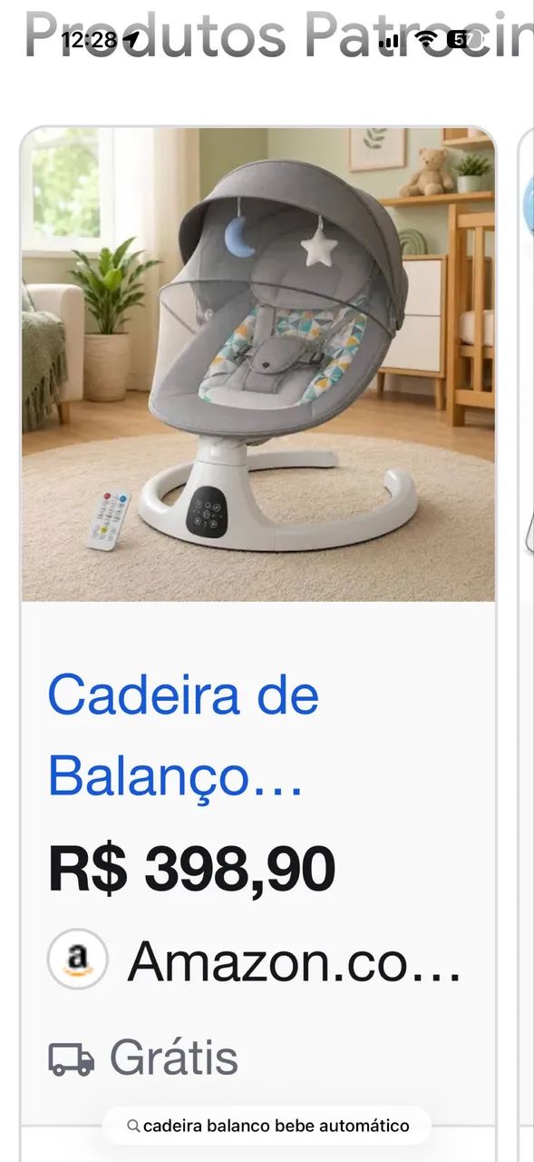 CADEIRA AUTOMÁTICA BALANÇO - Foto 3