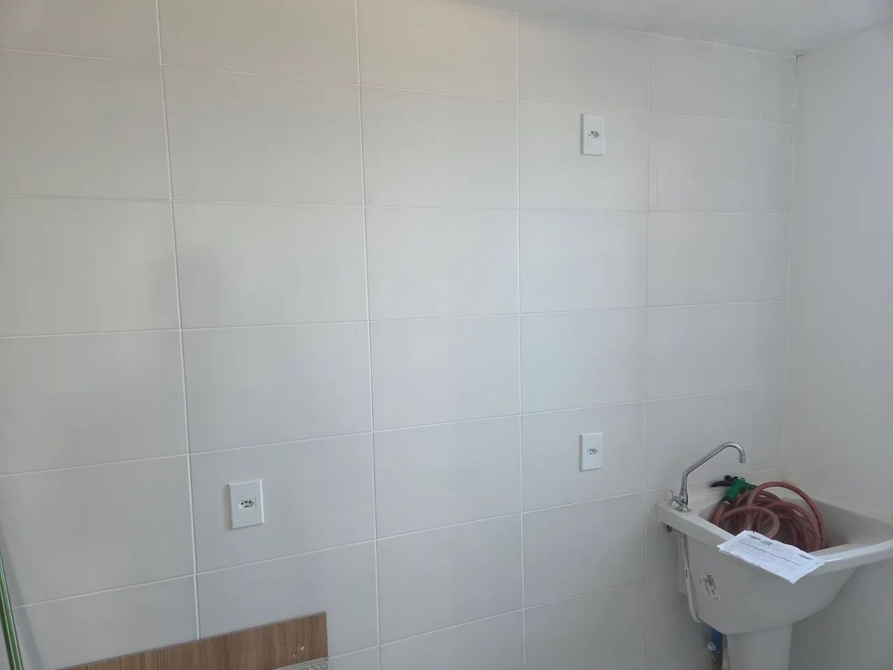 Tanque de Louça branco com coluna - Foto 2