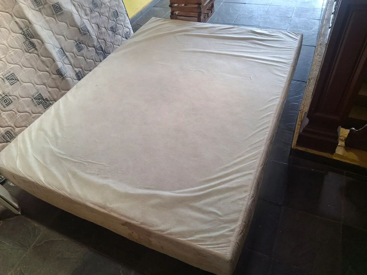 Colchão D 45 ortobom+ cama box ortobom - Foto 4