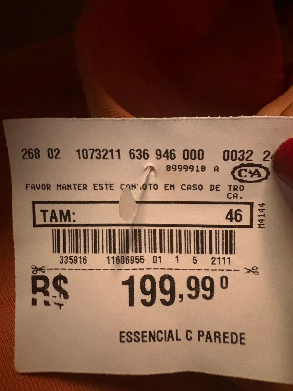 Saia longa de linho - nunca usada - TAM 46 - Foto 2