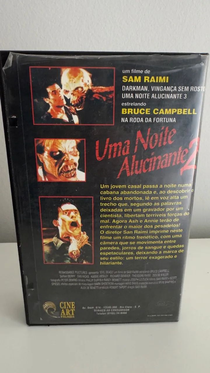 VHS Uma Noite Alucinante 2 - Legendado - Foto 2