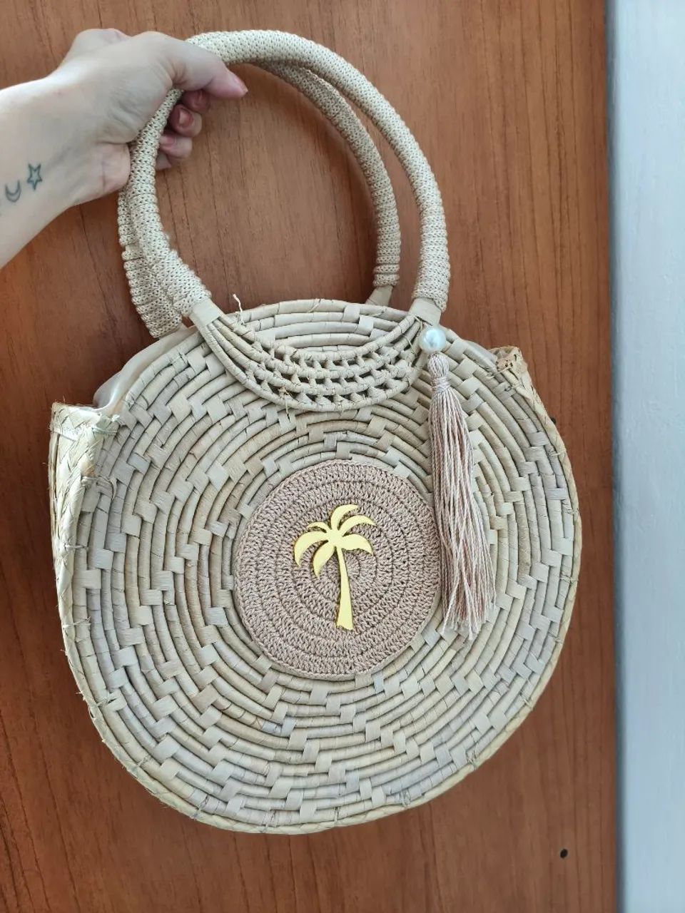 Bolsa palha verão nova