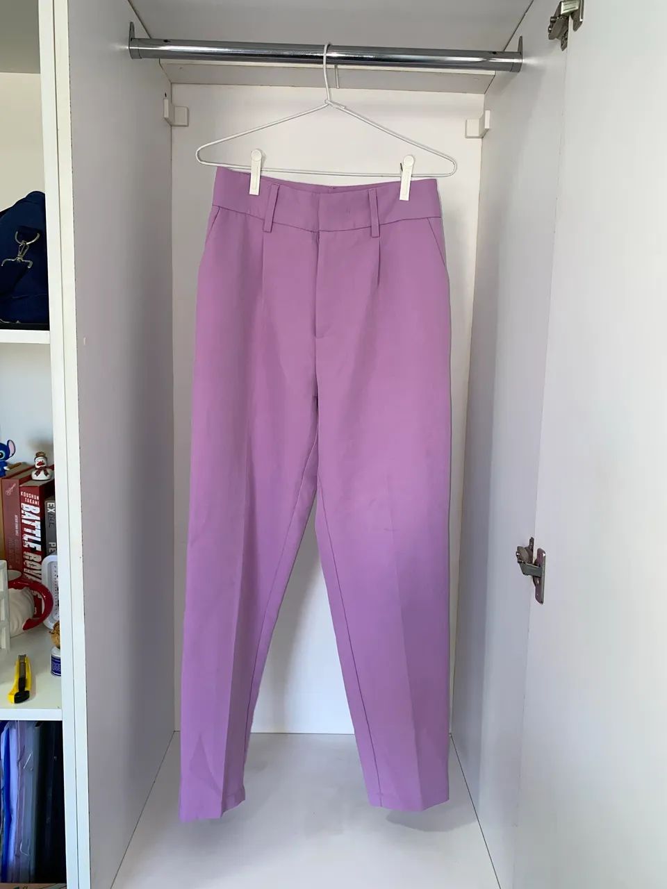 Calça Social Lilás SHEIN