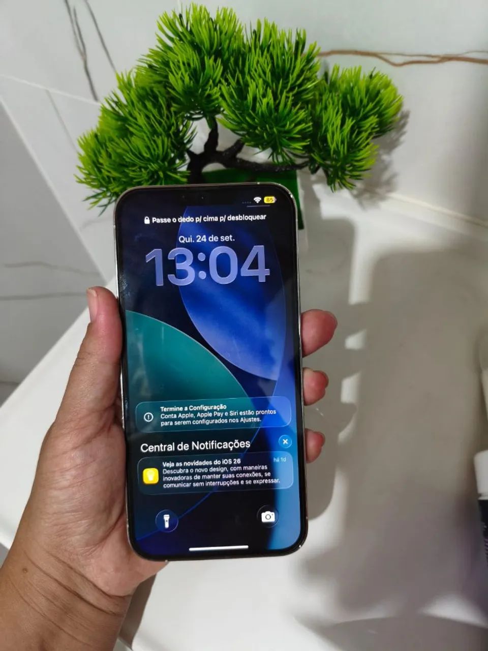 iPhone 13 pro Max white (branco ?) maravilhoso 