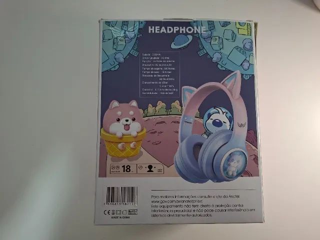Fone de Ouvido Bluetooth B19 Altomex com Design de Gatinho - Foto 2