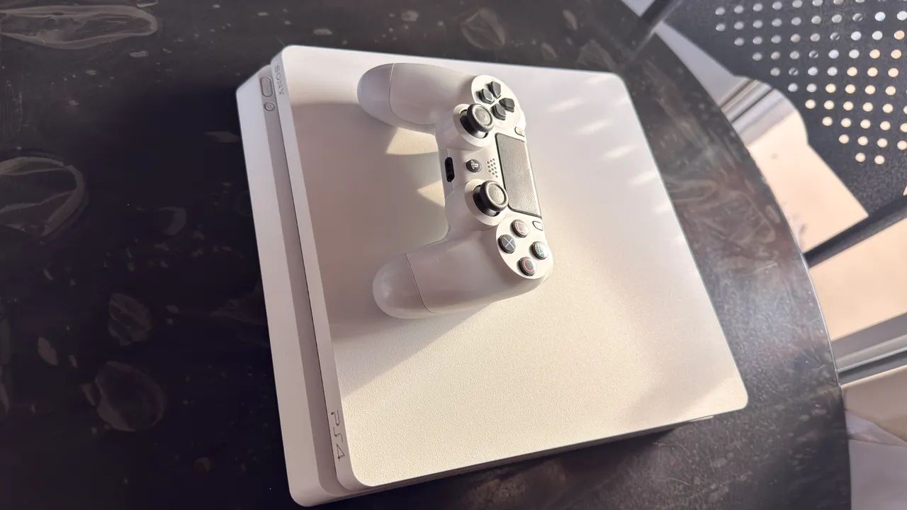 Ps4 Slim Branco - Foto 5