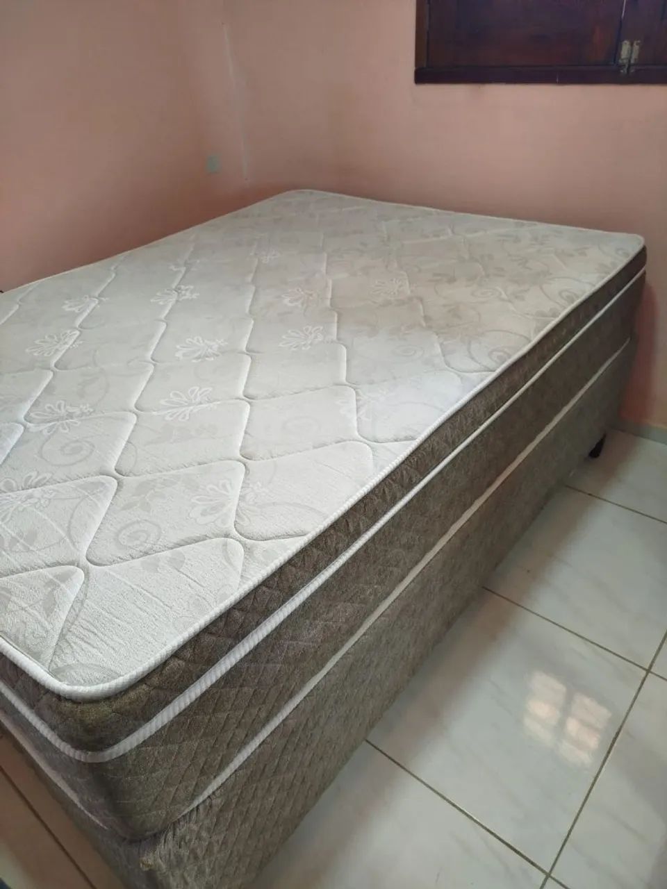 Cama de casal nova!  colchão + base, marca umaflex  - Foto 4