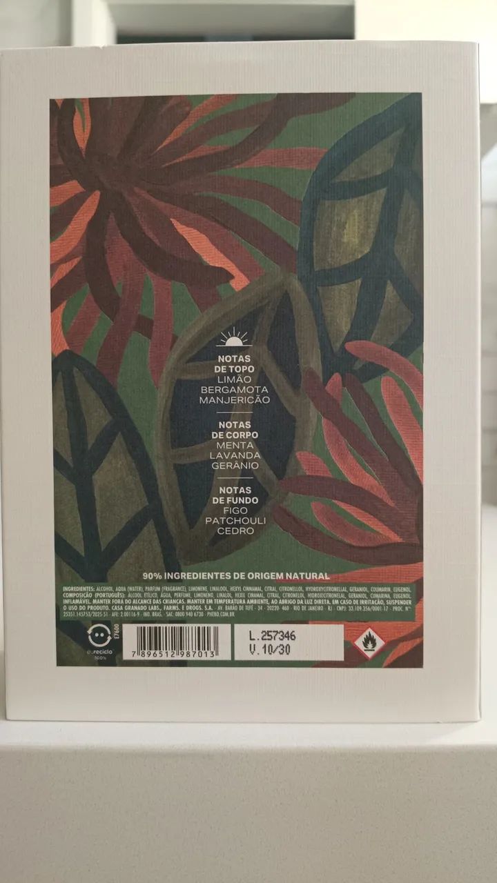 Eau de Toilette Phebo Folhas de Menta  - Foto 3