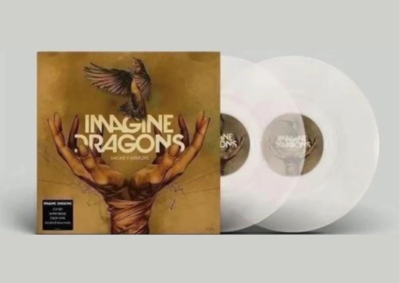 Imagine Dragons Smoke + Mirrors Disco de Vinil LP transparente