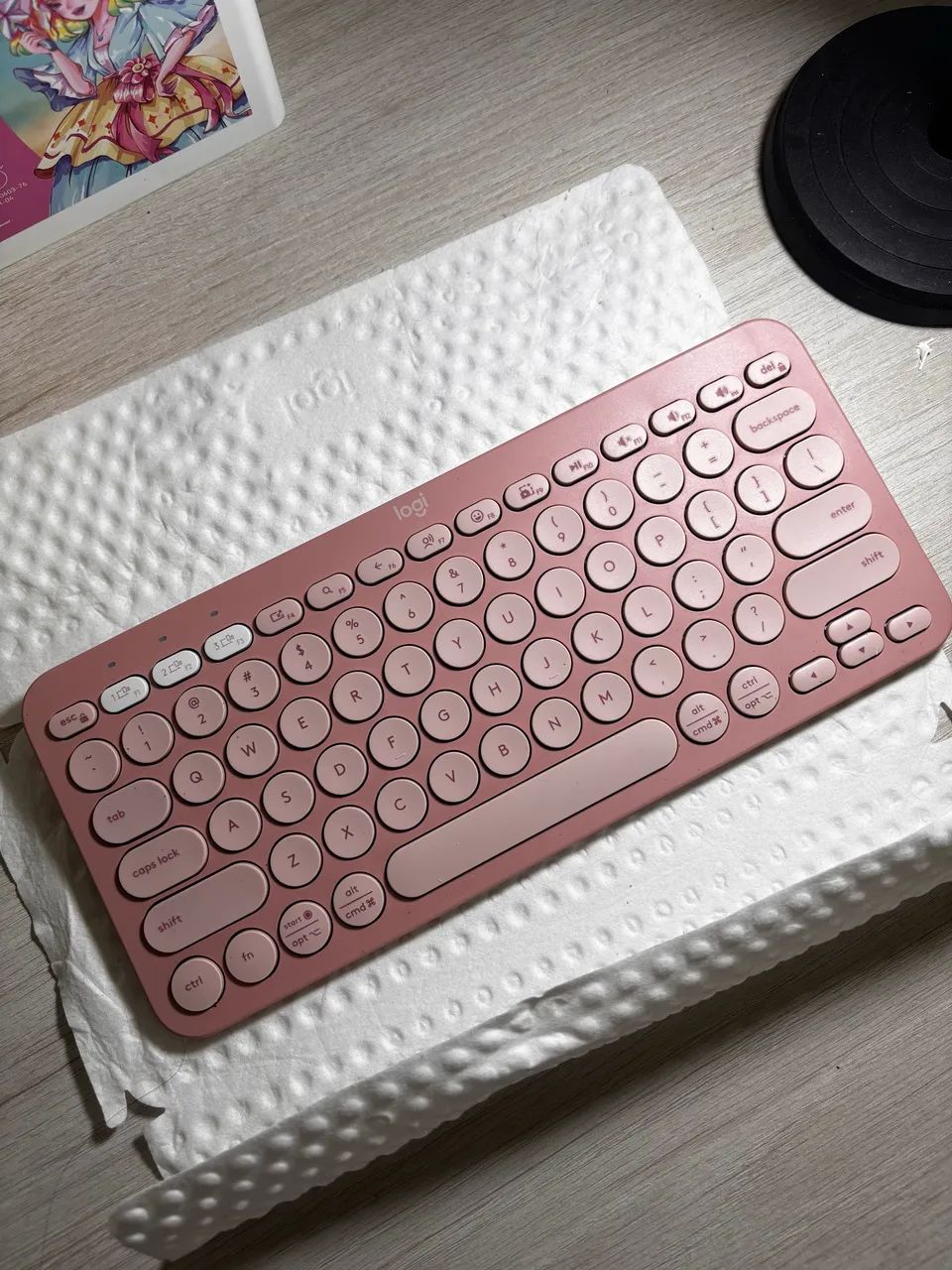 Teclado Bluetooth Logitech Rosa - Pebble Keys 2 K380s