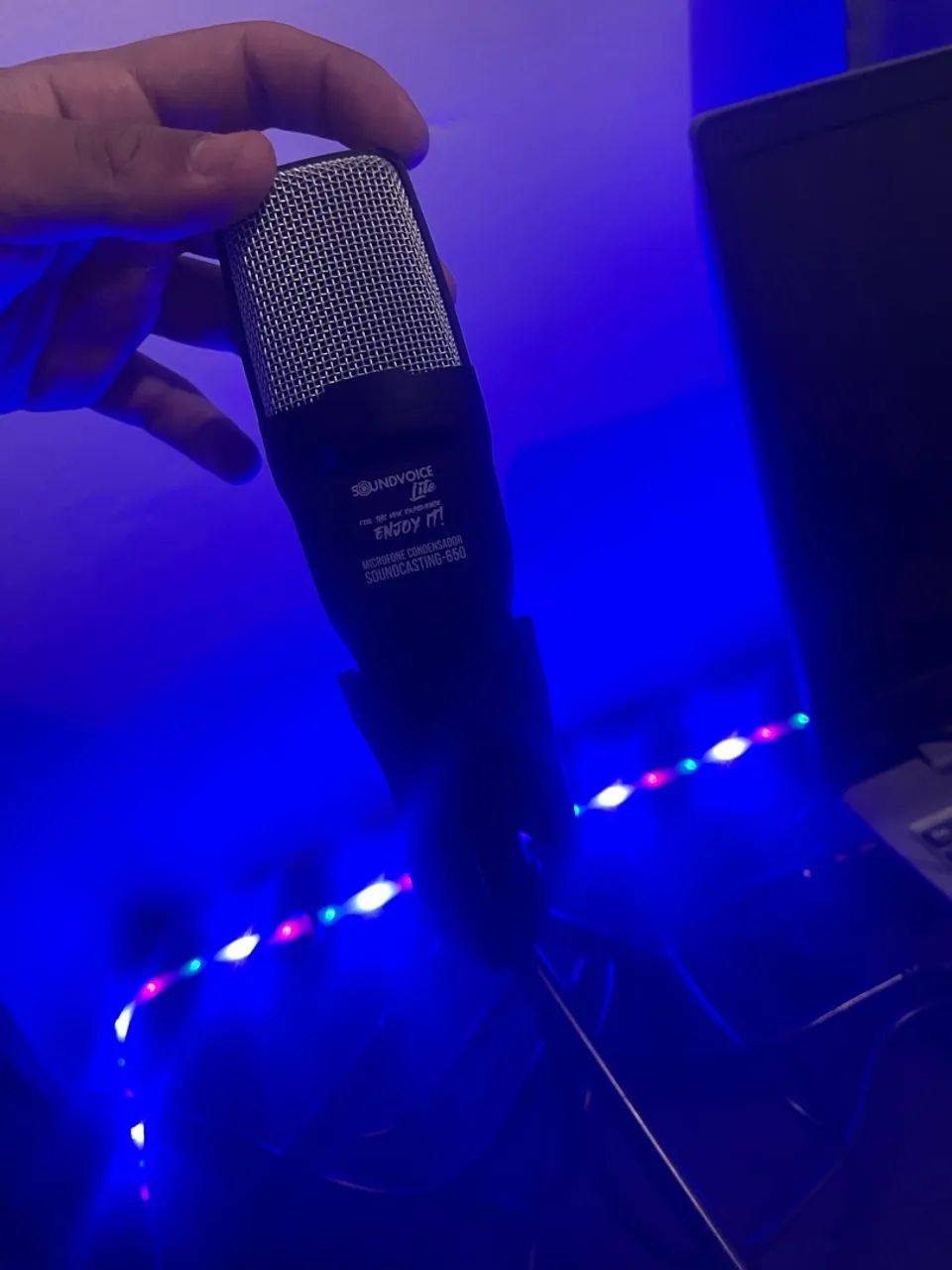MICROFONE SOUND VOICE ,NOVO!!! - Foto 4